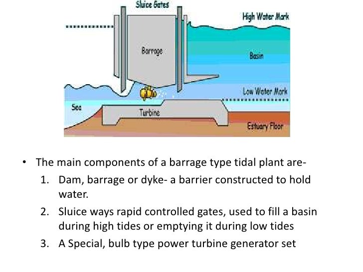 Grid interfaced tidal power plants