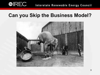 Can you Skip the Business Model?
8
 