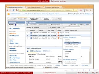 Web Interface   Saving your settings




Willem Toorop and Alain van Hoof (OS3)          Grid on Demand                  June 30, 2010   32 / 39
 