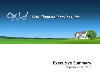 Executive Summary September 27, 2010 