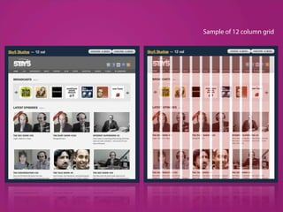 Sample of 12 column grid
 