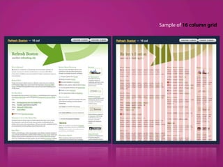 Sample of 16 column grid
 