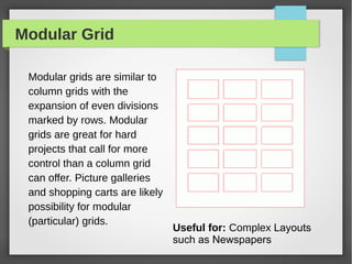 Modular Grid Reference Grid Grid Systems in Graphic Design by ADMEC Multimedia Institute | PDF