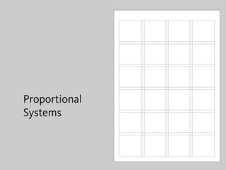 Proportional
Systems
 