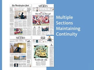 Multiple
Sections
Maintaining
Continuity
 