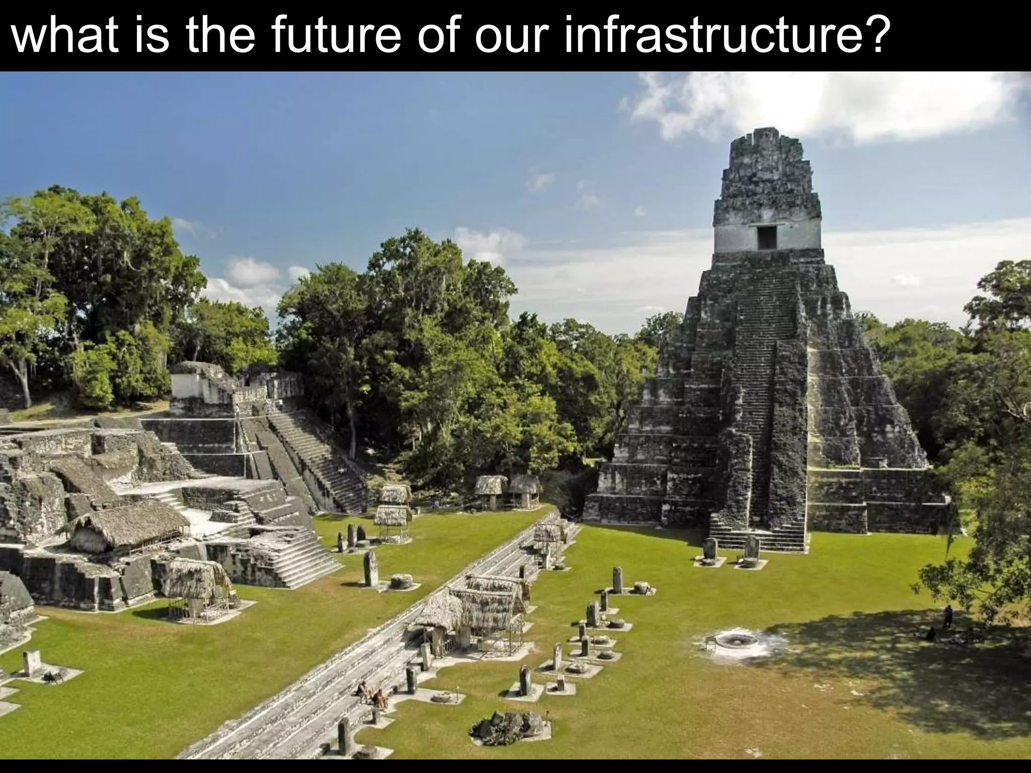 what is the future of our infrastructure?
 