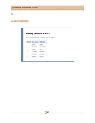 EASY GRIDVIEW WITH GRIDVIEW TUTORIALS
Page
79
})
OUTPUT CHAMBER
 