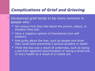 Comprehensive Understanding of Grief: Types, Symptoms, and Counseling | PPT