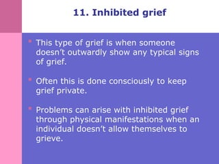 Comprehensive Understanding of Grief: Types, Symptoms, and Counseling | PPT