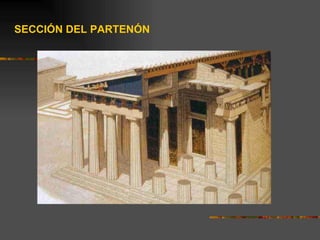 SECCIÓN DEL PARTENÓN 