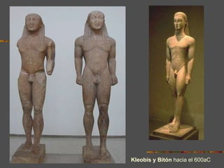 Kleobis y Bitón  hacia el 600aC 