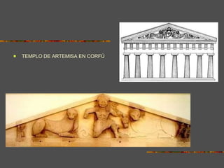 TEMPLO DE ARTEMISA EN CORFÚ 