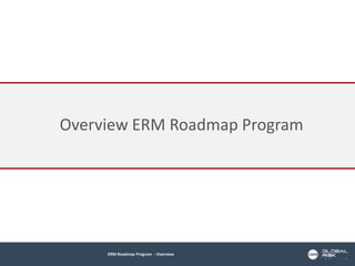GRI ERM Roadmap - Program Overview | PPTX