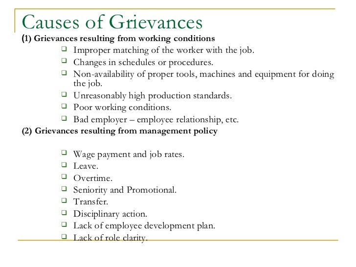 Grievance