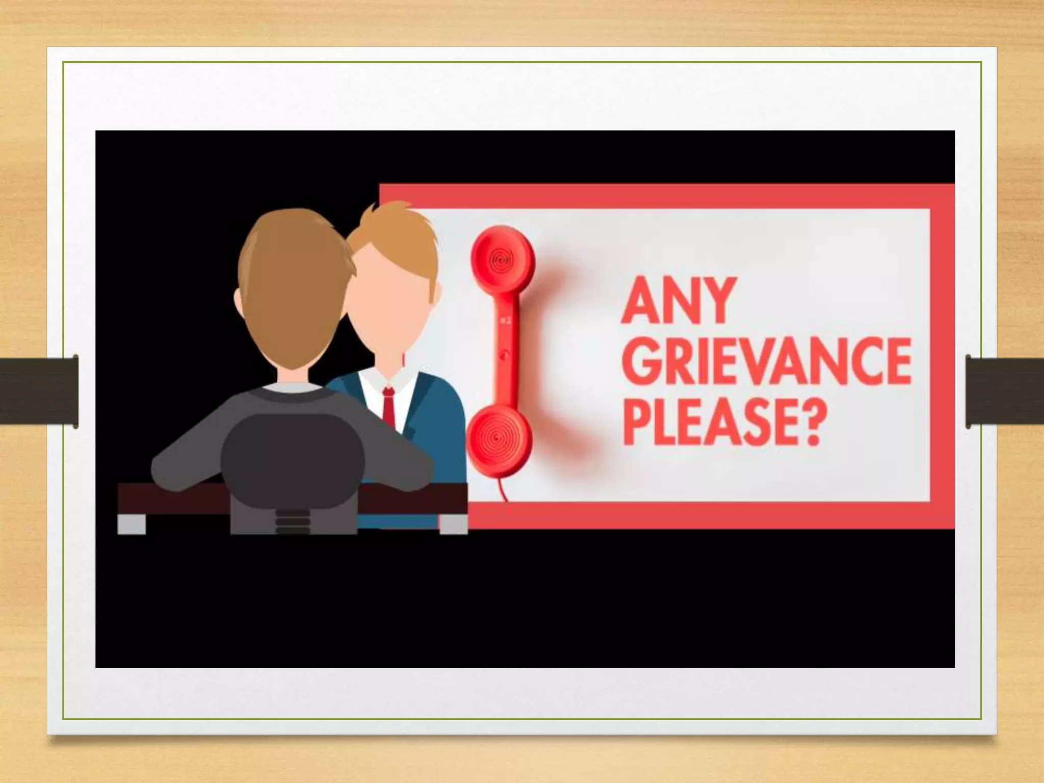 Grievance-handling