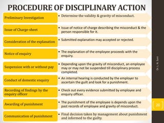 Grievances and discipline | PDF