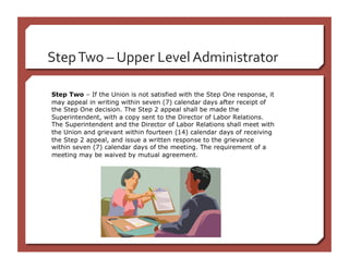 Step Two – Upper Level Administrator 
 