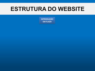 ESTRUTURA DO WEBSITEINTRODUÇÃO EM FLASH