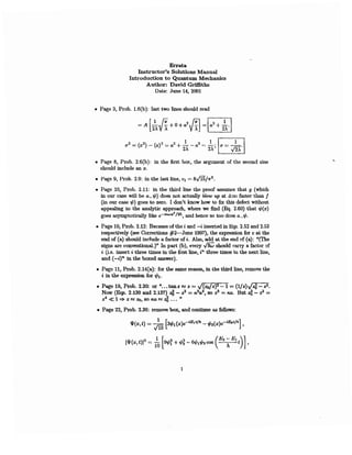 Griffith   introduction to quantum mechanics