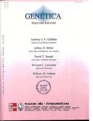 Griffiths anthony   genetica (7ed)