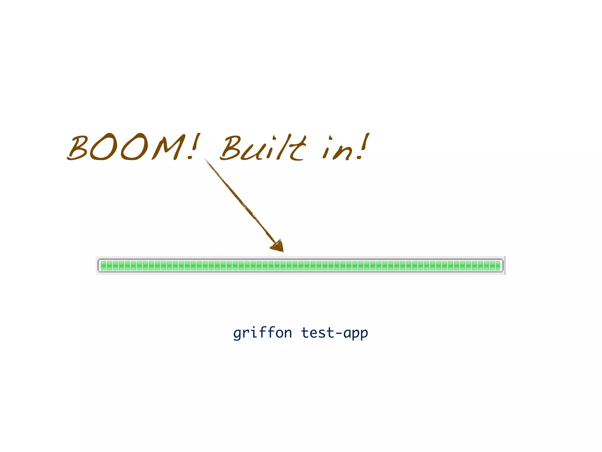 BOOM! Built in!



        griffon test-app
 