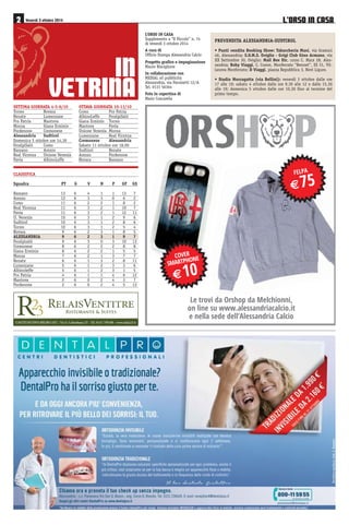 Venerdì 3 ottobre 2014 	

 
 
 