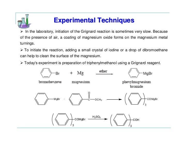 grignard lab report Experiment 2: the grignard rection: synthesis of 1,2-diphenyl-1,2-propanediol via a diastereoselective reaction in your lab book so that you can report it. grignard lab report Experiment 2: the grignard rection: synthesis of 1,2-diphenyl-1,2-propanediol via a diastereoselective reaction in your lab book so that you can report it.