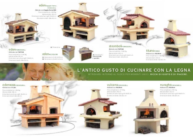 Forni in muratura e grill da giardino in muratura edizione 2016