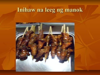 Inihaw na leeg ng manok
 