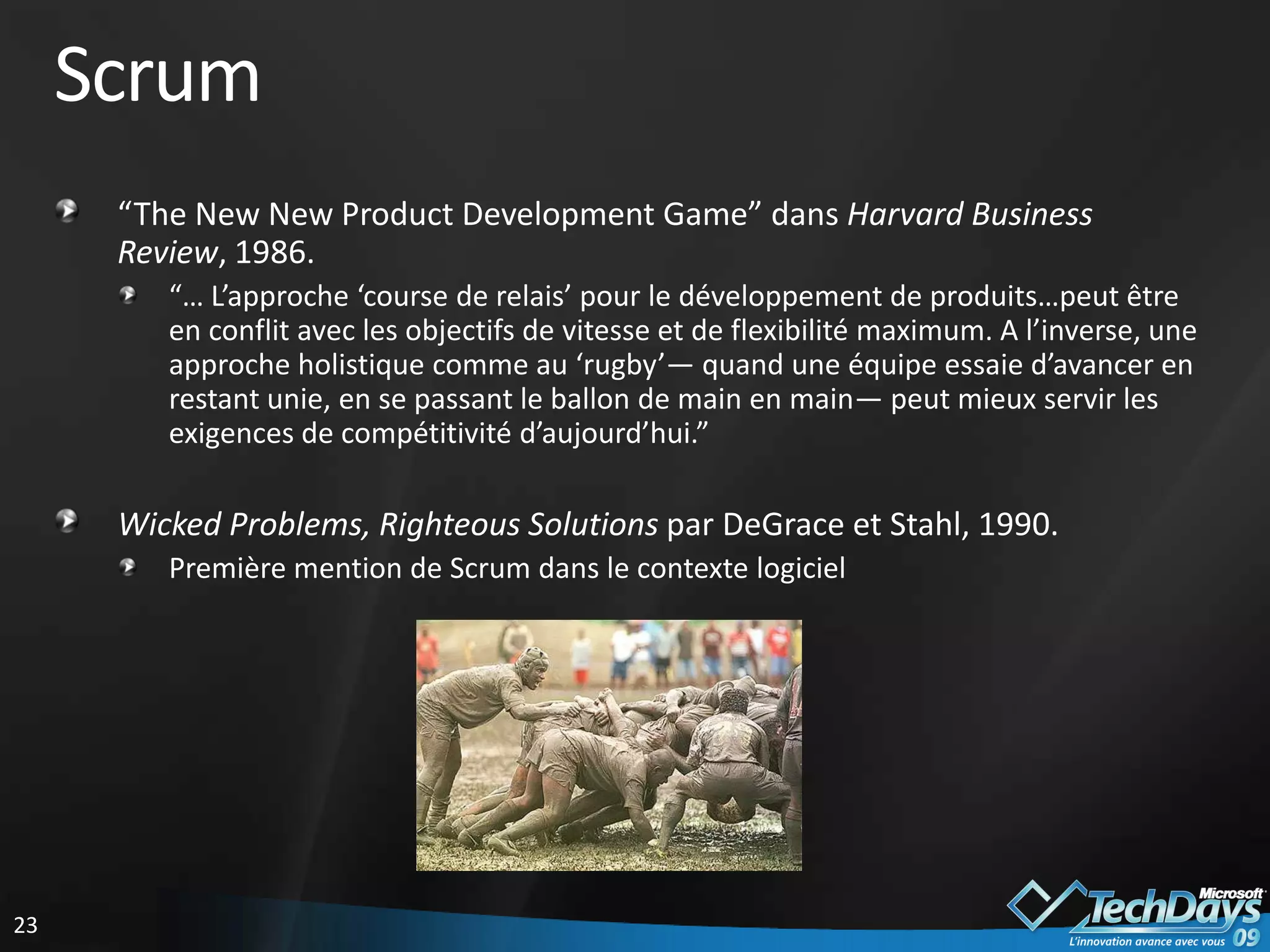 Grille de lecture des méthodes agiles