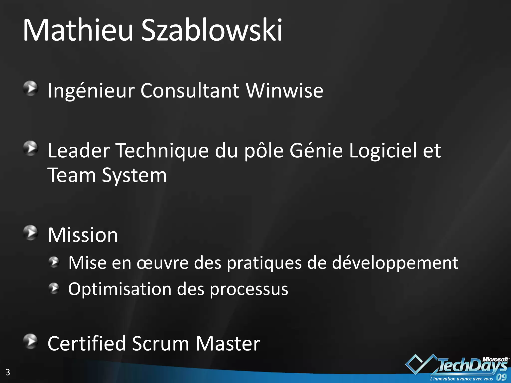 Grille de lecture des méthodes agiles