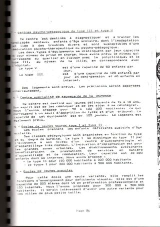 Grille des équipements