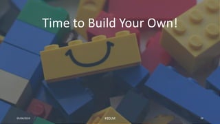 Time to Build Your Own!
05/06/2019 #3DLM 29
 