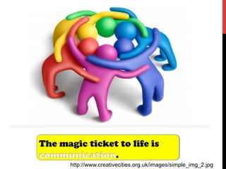 The magic ticket to life is 
. 
http://www.creativecities.org.uk/images/simple_img_2.jpg 
 