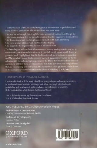 Grimmett&Stirzaker--Probability and Random Processes  Third Ed(2001).pdf