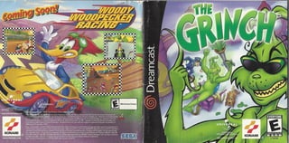 Grinch, the manual ntsc dreamcast