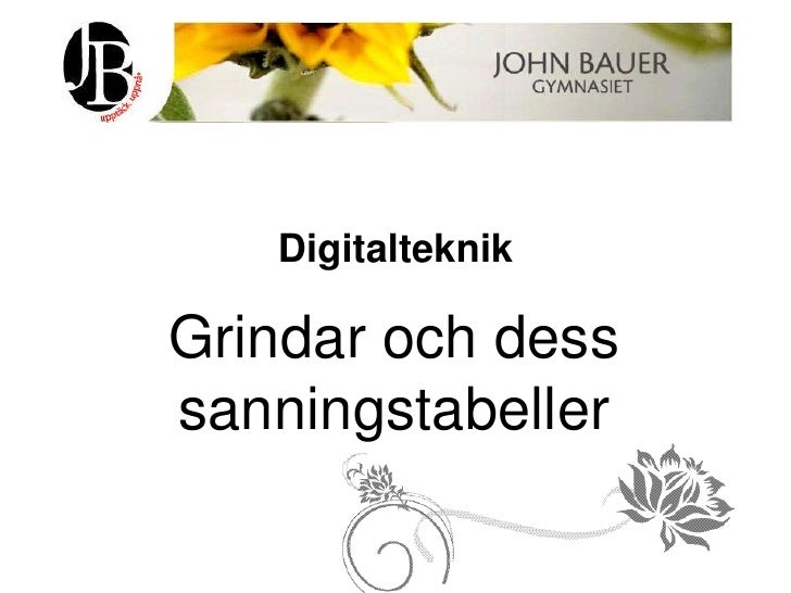Digitalteknik grindar