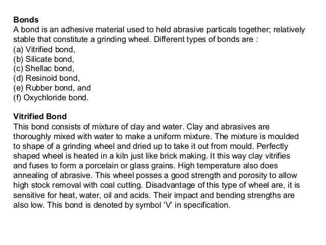 vitrified bond grinding wheel