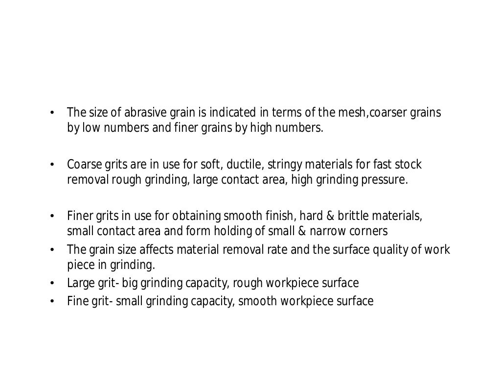 Grinding wheel designation and selection