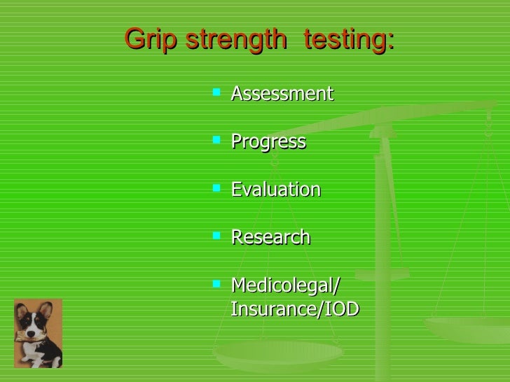 Hand Therapy Grip Strength Measurement