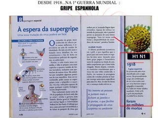 DESDE 1918...NA 1ª GUERRA MUNDIAL  :   GRIPE  ESPANHOLA 
