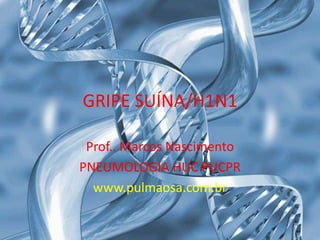 GRIPE SUÍNA/H1N1 Prof.. Marcos Nascimento PNEUMOLOGIA HUC PUCPR www.pulmaosa.com.br 