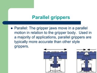Grippers and lifting mechanisms Slide 8