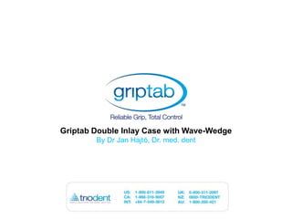 Griptab Double Inlay Case with Wave-Wedge By Dr Jan Hajtó, Dr. med. dent 
