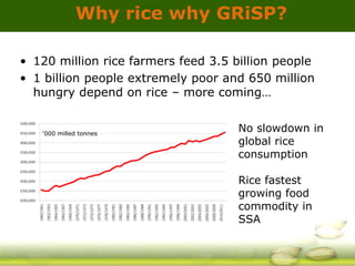 GRiSP - Presentation for Discussion with Donors and Partners - June 2013