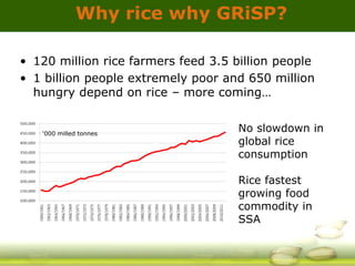 GRiSP - Presentation for Discussion with Donors and Partners - June 2013