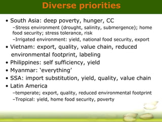 GRiSP - Presentation for Discussion with Donors and Partners - June 2013