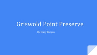 Griswold Point Preserve
By Emily Horgan
 