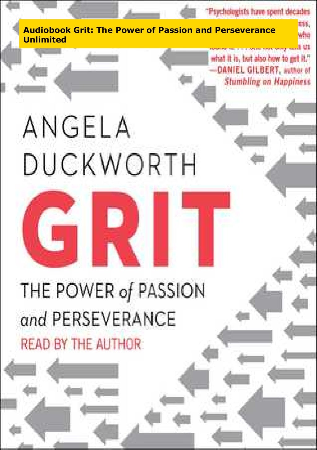 Audiobook Grit The Power of Passion and Perseverance Unlimited