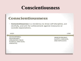 Conscientiousness
 